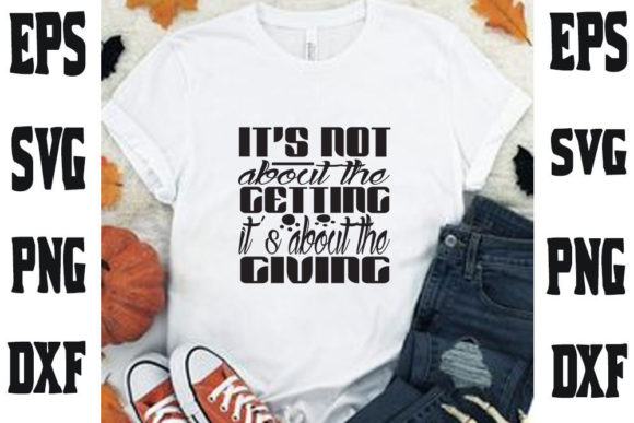Christmas Quote Design: It’s Not About T — Graphics & T-Shirt Designs