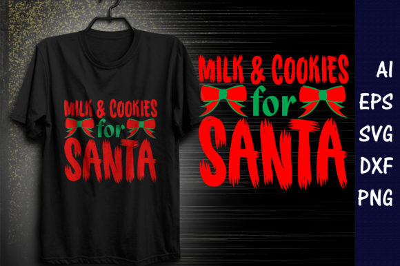 Christmas Quote Design, Milk Cookies F