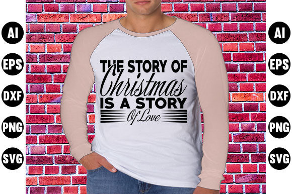 Christmas Quote Design, the Story of Chr