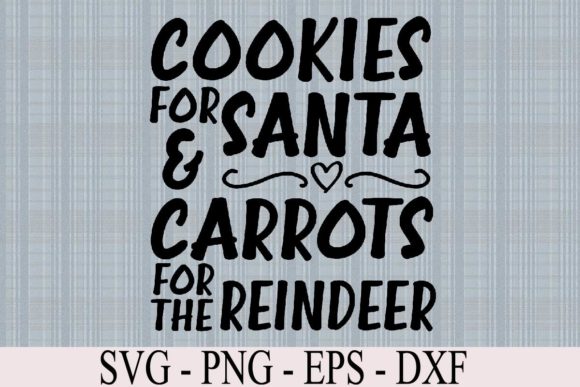 Cookies for Santa Christmas SVG Graphics & Templates
