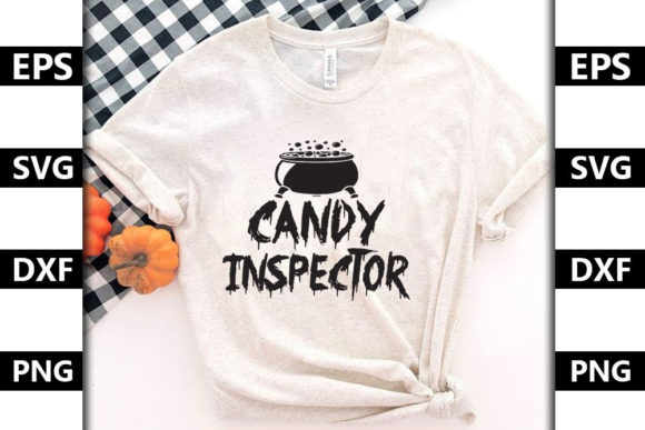 Halloween Quote Design: Candy Inspector Graphics