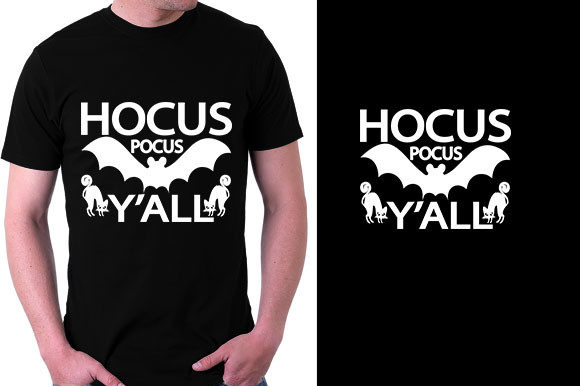 Halloween Quote Design: Eat, Hocus Pocus — Graphics & T-Shirt Designs