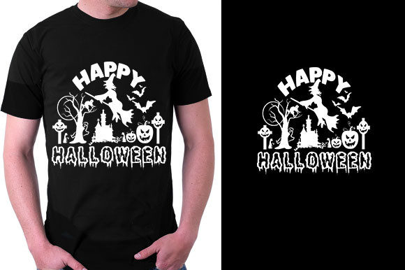 Halloween Quote Design,Happy Halloween Graphics for T-Shirt Designs