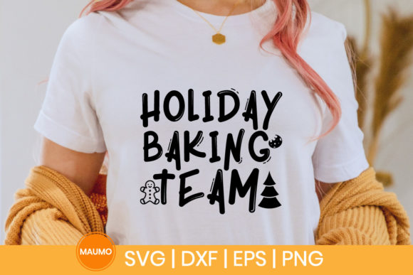 Holiday Baking Team Christmas SVG Graphics
