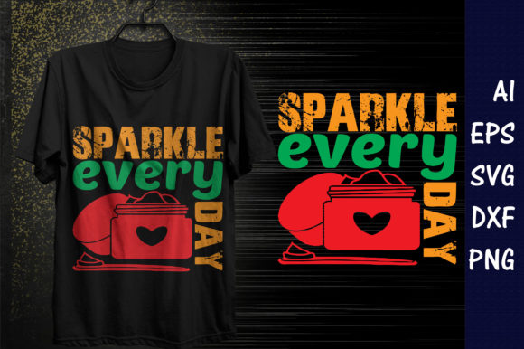 Makeup Quote Design Sparkle Every Day Graphics